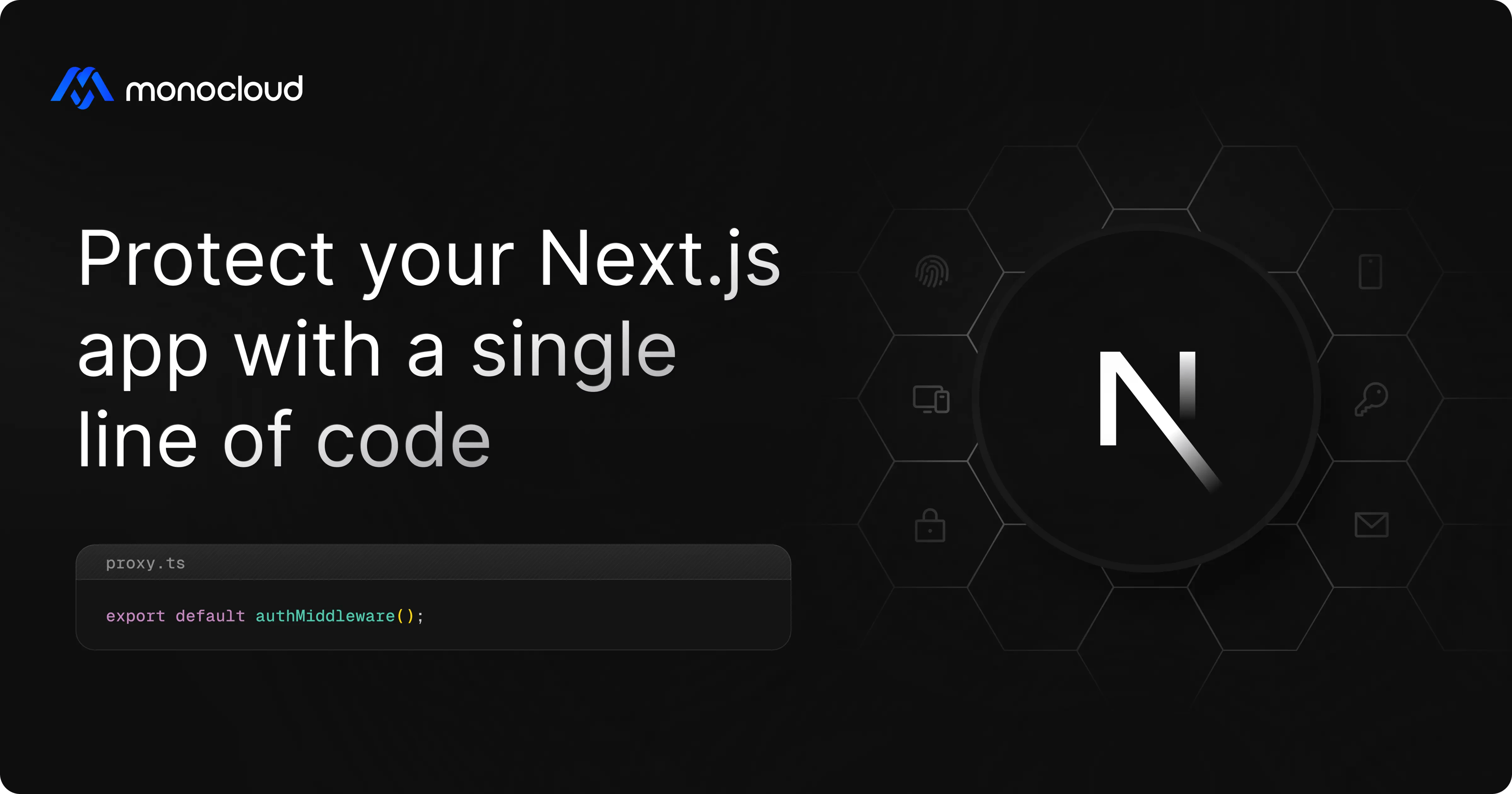 Add Authentication to Next.js With One Line of Code